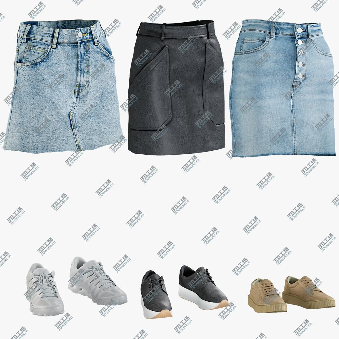 images/goods_img/2021040231/3D Skirt with Sneakers Collection model/1.jpg